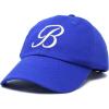 imageDALIX Initial Hat Letter B Womens Baseball Cap Monogram Cursive EmbroideredRoyal Blue
