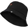 imageDALIX Rose Embroidered Bucket HatBlack