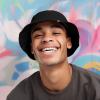 imageDALIX Solid 100 Cotton Unisex Outdoor Summer Bucket HatBlack