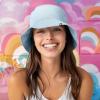 imageDALIX Solid 100 Cotton Unisex Outdoor Summer Bucket HatForever Blue