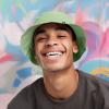 imageDALIX Solid 100 Cotton Unisex Outdoor Summer Bucket HatTurf Green