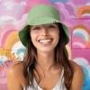 imageDALIX Solid 100 Cotton Unisex Outdoor Summer Bucket HatTurf Green