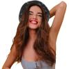 imageDALIX Tie Dye 100 Cotton Unisex Outdoor Summer Bucket HatBlack