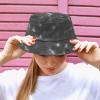 imageDALIX Tie Dye 100 Cotton Unisex Outdoor Summer Bucket HatBlack