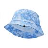 imageDALIX Tie Dye 100 Cotton Unisex Outdoor Summer Bucket HatBlue