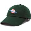 imagePlanet Saturn Ball Cap Embroidered HatDark Green