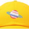 imagePlanet Saturn Ball Cap Embroidered HatGold