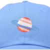 imagePlanet Saturn Ball Cap Embroidered HatLight Blue