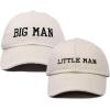 imageDALIX Big Man Little Man Hat Father Son Matching Cap Fun GiftsBeige