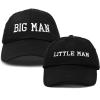imageDALIX Big Man Little Man Hat Father Son Matching Cap Fun GiftsBlack