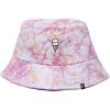 imageDALIX Embroidered Double Scoop Ice Cream Tie Dye Cotton Outdoor Summer Bucket Hat in PinkPink