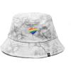 imageDALIX Embroidered Rainbow Heart Tie Dye Cotton Outdoor Summer Bucket Hat in GrayGray