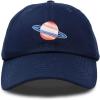 imagePlanet Saturn Ball Cap Embroidered HatNavy Blue