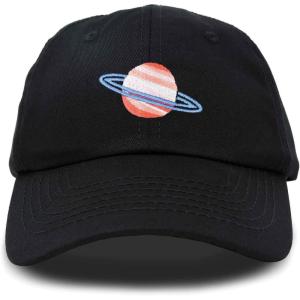 imagePlanet Saturn Ball Cap Embroidered HatBlack