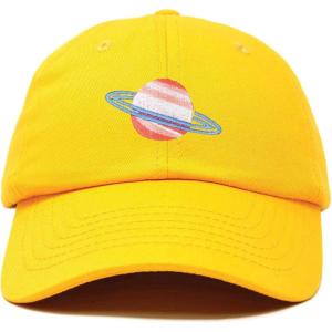 imagePlanet Saturn Ball Cap Embroidered HatGold