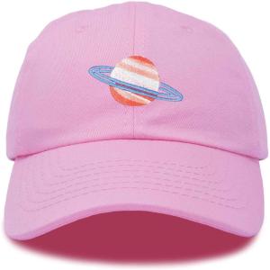 imagePlanet Saturn Ball Cap Embroidered HatLight Pink