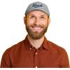 imageDALIX Embroidered Varsity Dad Cotton Dad Hat Father College GiftGray