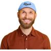 imageDALIX Embroidered Varsity Dad Cotton Dad Hat Father College GiftLight Blue