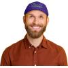 imageDALIX Embroidered Varsity Dad Cotton Dad Hat Father College GiftPurple