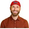 imageDALIX Embroidered Varsity Dad Cotton Dad Hat Father College GiftRed