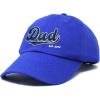 imageDALIX Embroidered Varsity Dad Cotton Dad Hat Father College GiftRoyal Blue