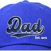 imageDALIX Embroidered Varsity Dad Cotton Dad Hat Father College GiftRoyal Blue
