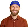 imageDALIX Embroidered Varsity Dad Cotton Dad Hat Father College GiftRoyal Blue