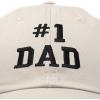 imageDALIX 1 Dad Hat Number One Embroidered Baseball CapBeige