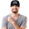 imageDALIX 1 Dad Hat Number One Embroidered Baseball CapBlack