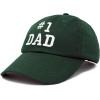 imageDALIX 1 Dad Hat Number One Embroidered Baseball CapDark Green