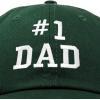 imageDALIX 1 Dad Hat Number One Embroidered Baseball CapDark Green