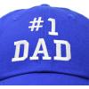 imageDALIX 1 Dad Hat Number One Embroidered Baseball CapRoyal Blue