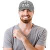 imageDALIX 1 Dad Hat Number One Vintage Cotton Baseball CapBlack
