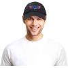 imageDALIX Father Son Pilot and Wingman Matching Hat Set Embroidered Baseball CapBlack