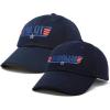 imageDALIX Father Son Pilot and Wingman Matching Hat Set Embroidered Baseball CapNavy Blue
