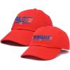 imageDALIX Father Son Pilot and Wingman Matching Hat Set Embroidered Baseball CapRed