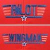 imageDALIX Father Son Pilot and Wingman Matching Hat Set Embroidered Baseball CapRed