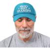 imageDALIX Worlds Best Grandpa Dad Hat Grandfather Gift Cotton CapTeal