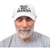 imageDALIX Worlds Best Grandpa Dad Hat Grandfather Gift Cotton CapWhite