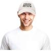 imageFather Son Couch Potato Tater Tot Ball Cap Embroidered HatBeige