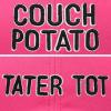 imageFather Son Couch Potato Tater Tot Ball Cap Embroidered HatHot Pink