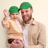 imageFather Son Couch Potato Tater Tot Ball Cap Embroidered HatKelly Green