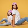 imageFather Son Couch Potato Tater Tot Ball Cap Embroidered HatLight Pink