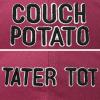 imageFather Son Couch Potato Tater Tot Ball Cap Embroidered HatMaroon
