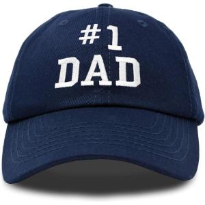 imageDALIX 1 Dad Hat Number One Embroidered Baseball CapNavy Blue