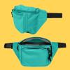 imageDALIX 3 Pocket Fanny Pack Black Maroon Royal BlueAqua