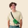imageDALIX 3 Pocket Fanny Pack Black Maroon Royal BlueGreen