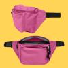 imageDALIX 3 Pocket Fanny Pack Black Maroon Royal BlueHot Pink