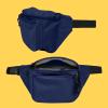 imageDALIX 3 Pocket Fanny Pack Black Maroon Royal BlueNavy Blue