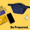 imageDALIX 3 Pocket Fanny Pack Black Maroon Royal BlueNavy Blue